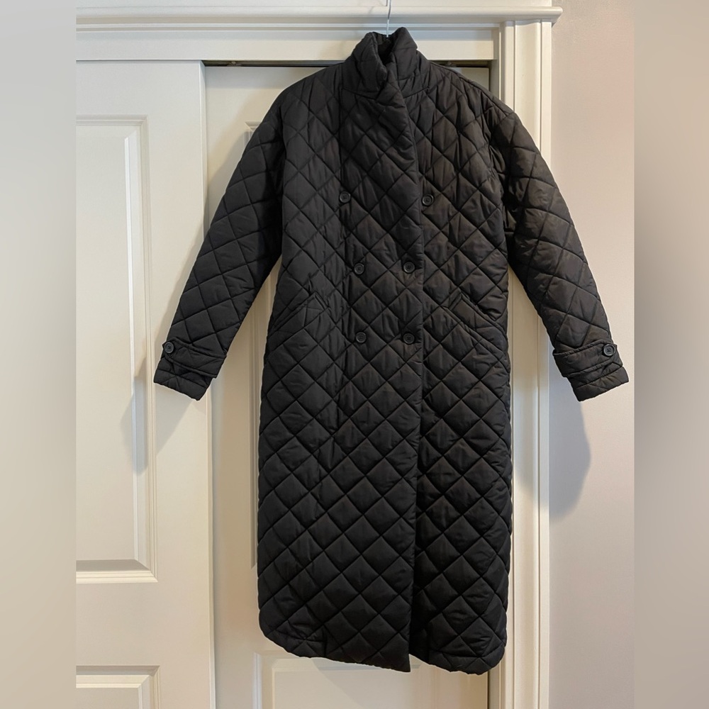 Rebecca Minkoff Black Quilted Puffer Jacket XS - Picture 1 of 6